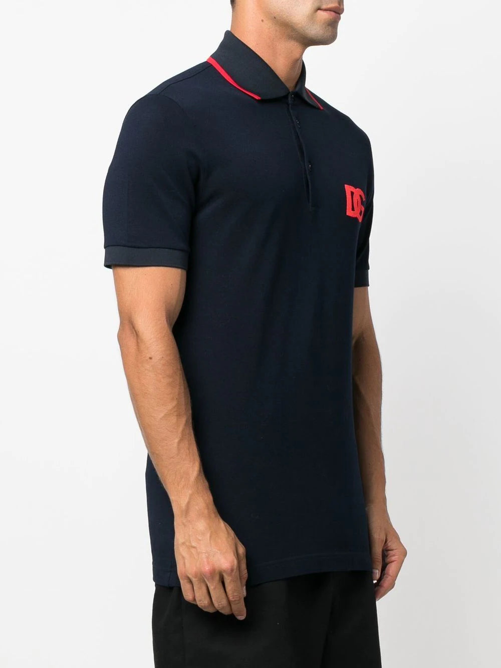 Dolce & gabbana logo print polo shirt
