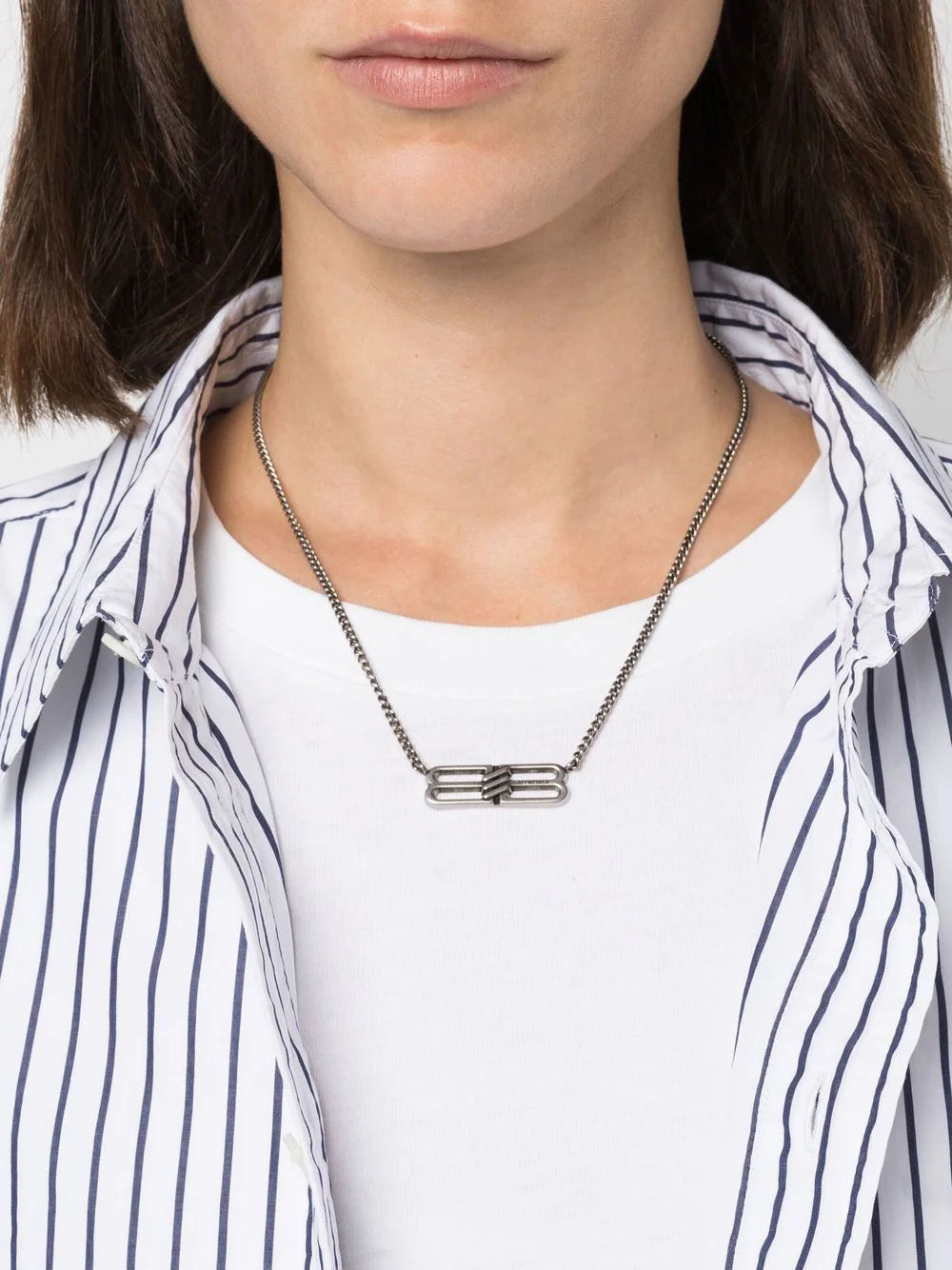 Balenciaga  BB-logo necklace