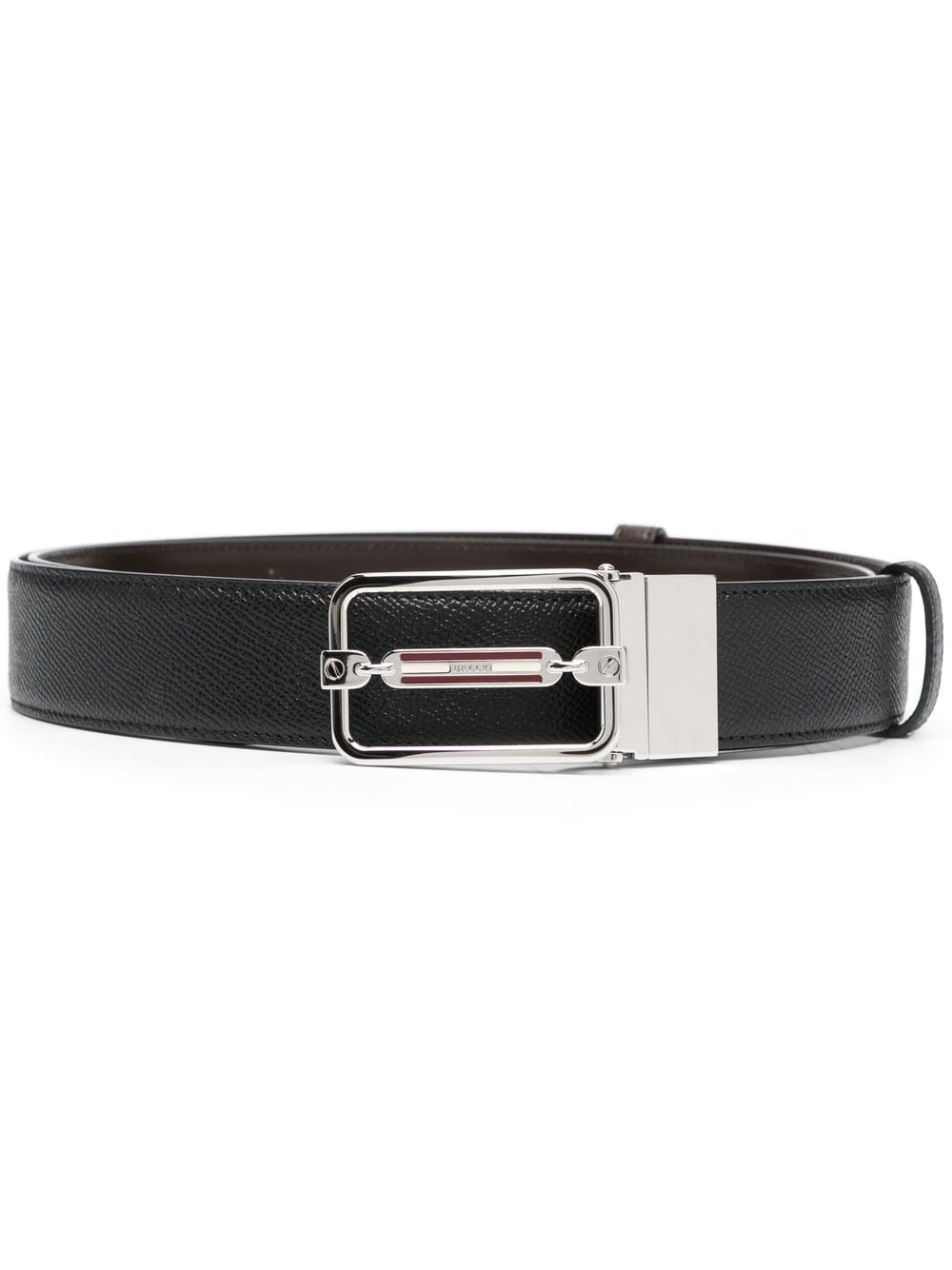 Bally Steff logo-buckle leather belt