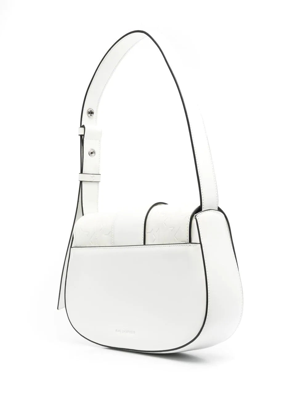 Karl Lagerfeld K/Saddle leather shoulder bag