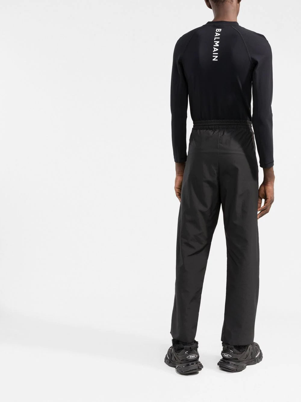 Balmain  logo long-sleeve top