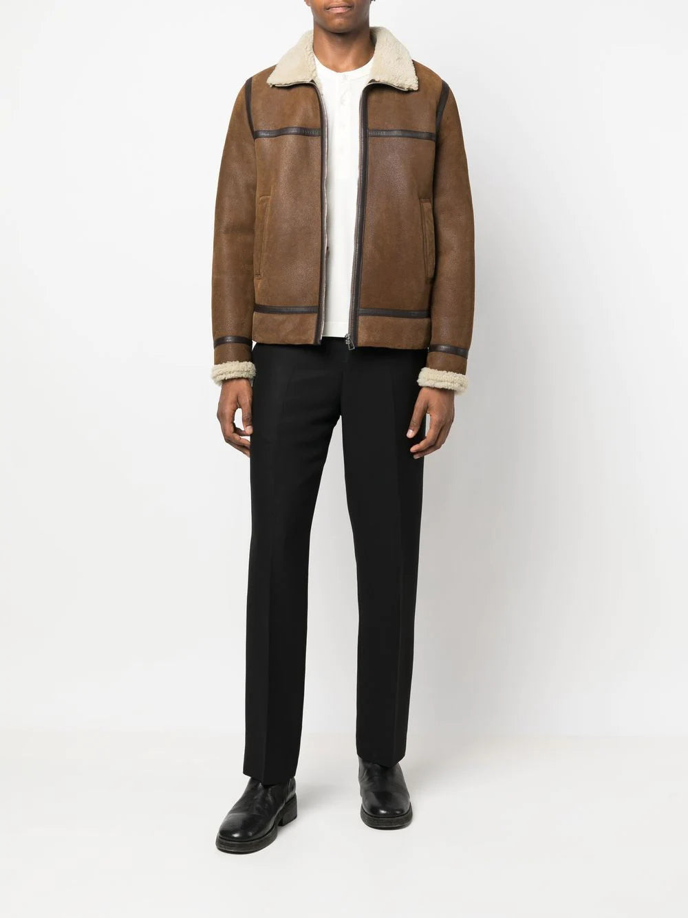 Tom Ford Henley-neck long-sleeve T-shirt