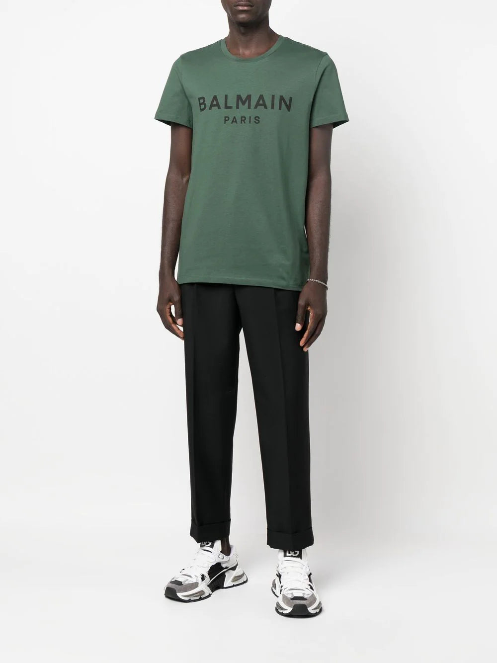 Balmain logo-print round-neck T-shirt