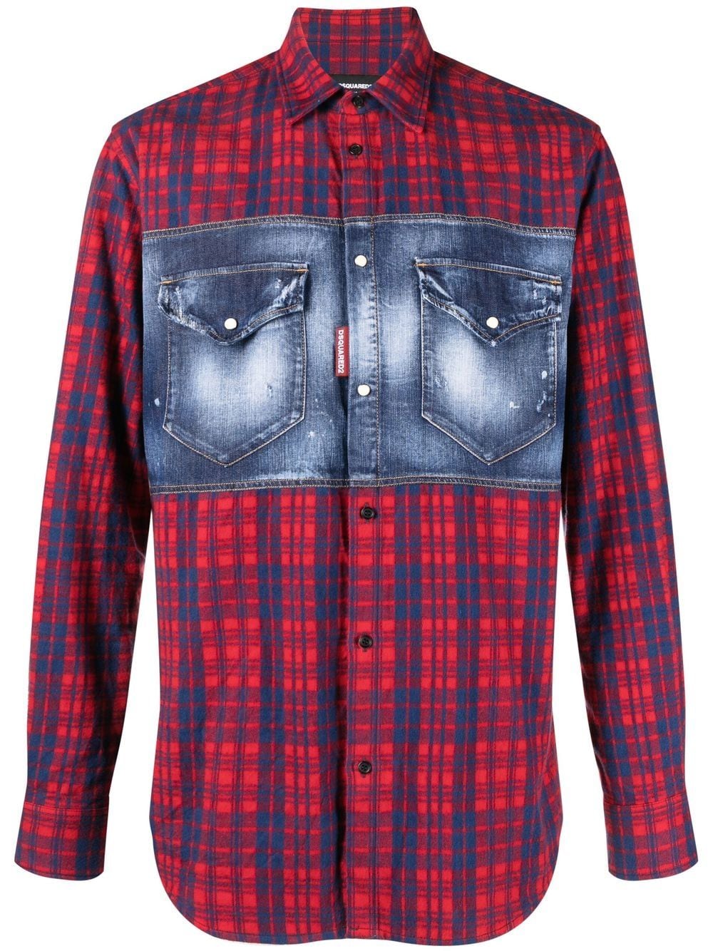 Dsquared2 Dan check-pattern long-sleeve shirt