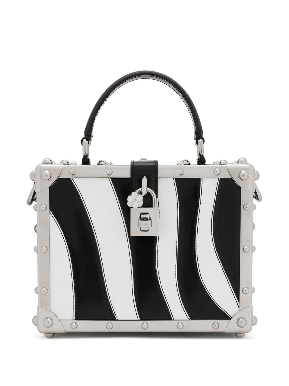 Dolce & gabbana Dolce Box zebra-print top-handle bag