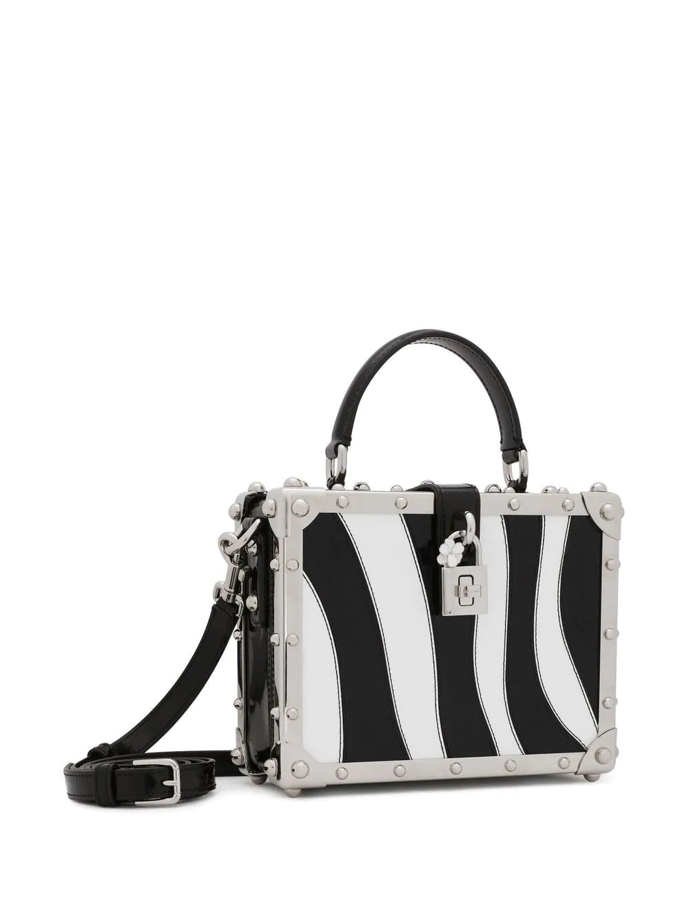 Dolce & gabbana Dolce Box zebra-print top-handle bag