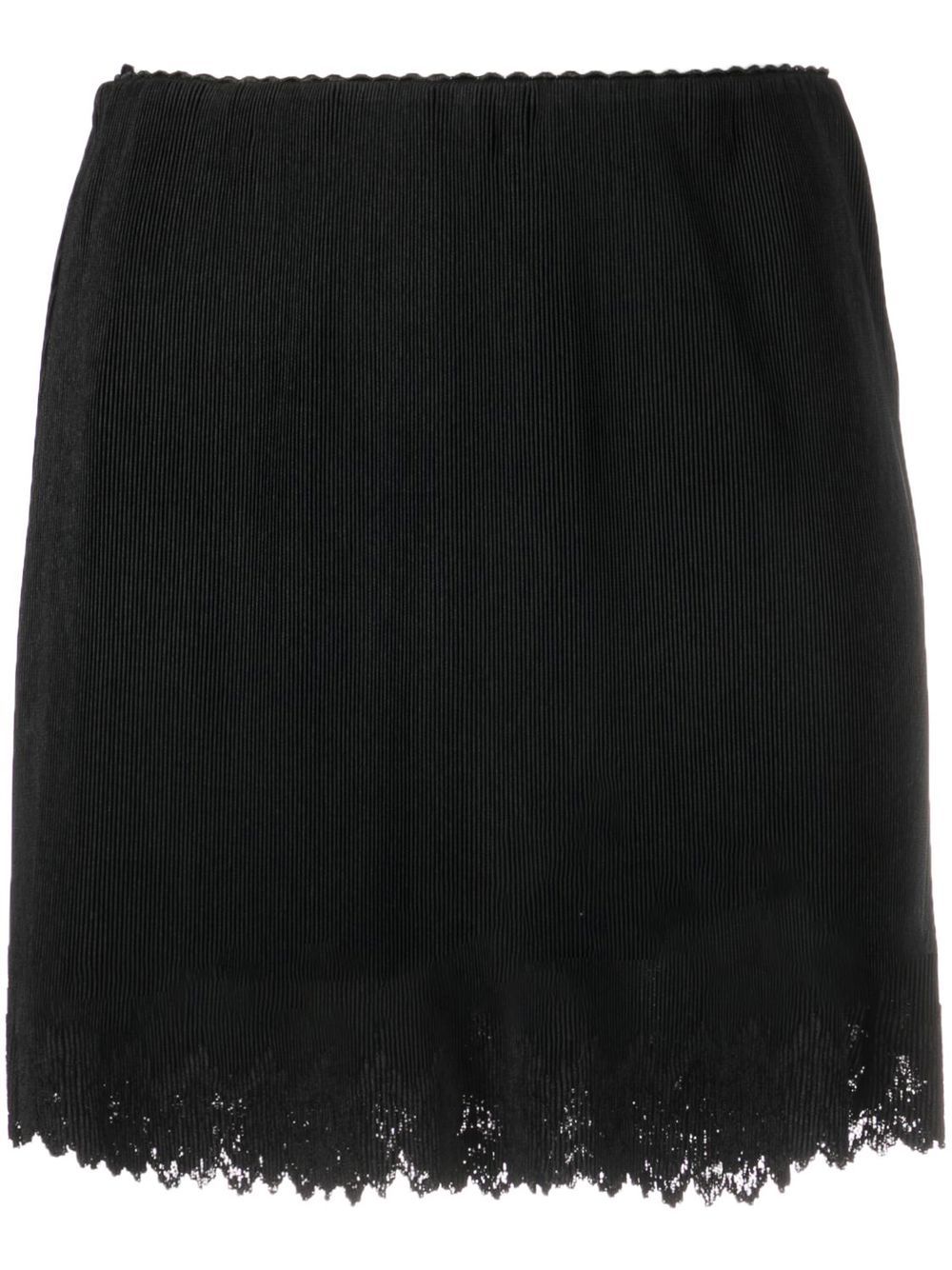 Alexander Wang  distressed-hem mini skirt