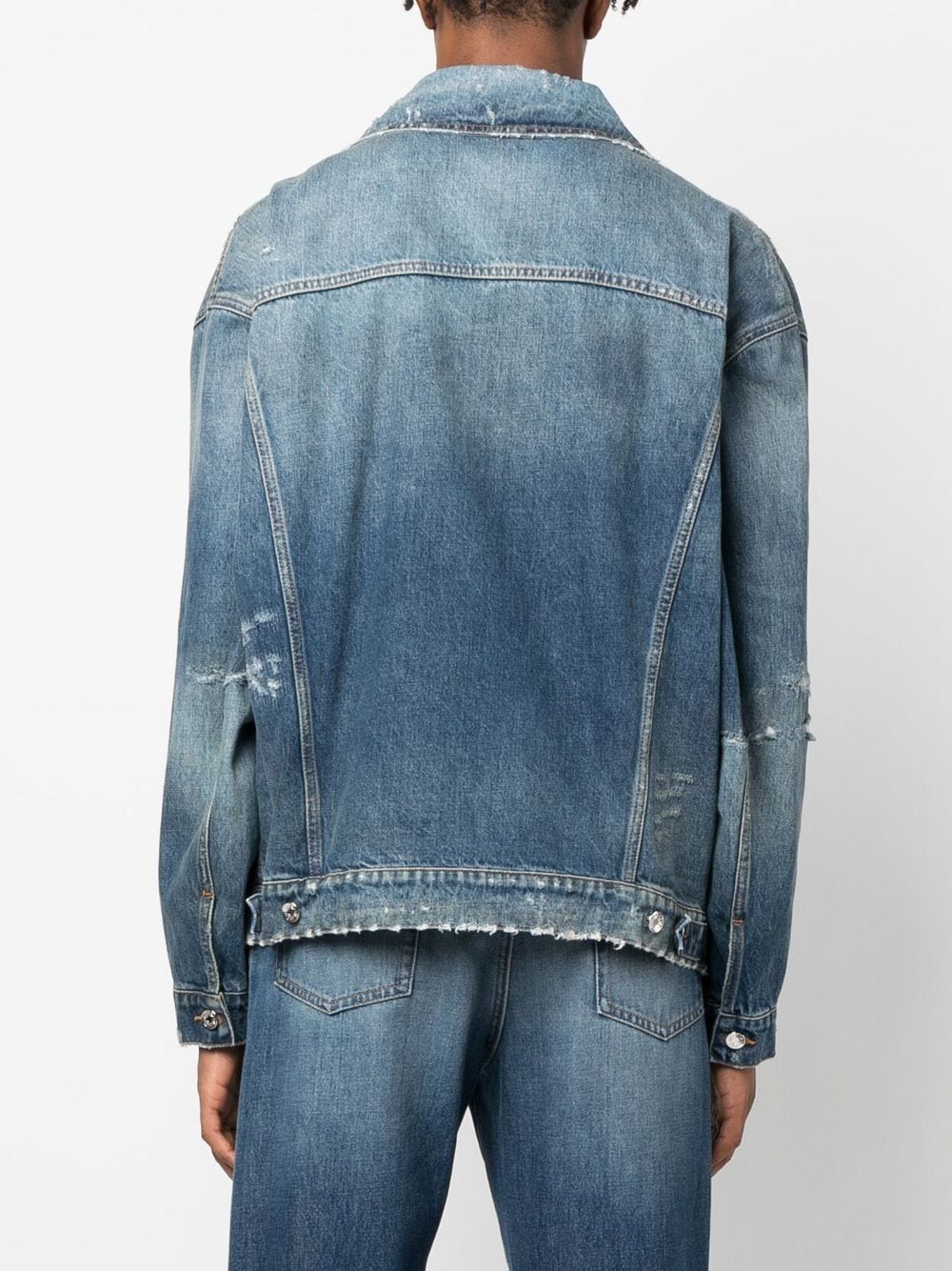 Dolce & Gabbana  Distressed denim jacket