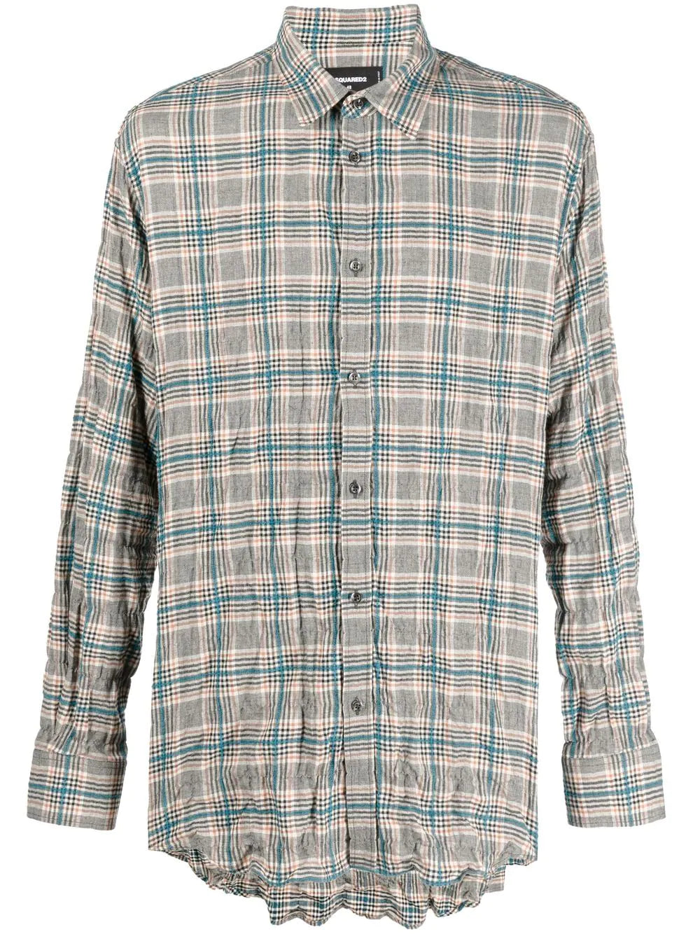 Dsquared2 checked cotton-blend shirt