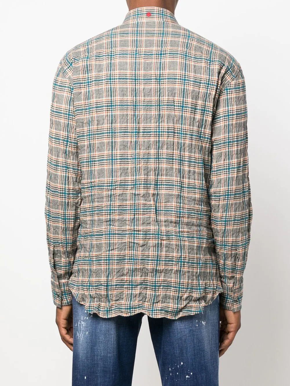 Dsquared2 checked cotton-blend shirt