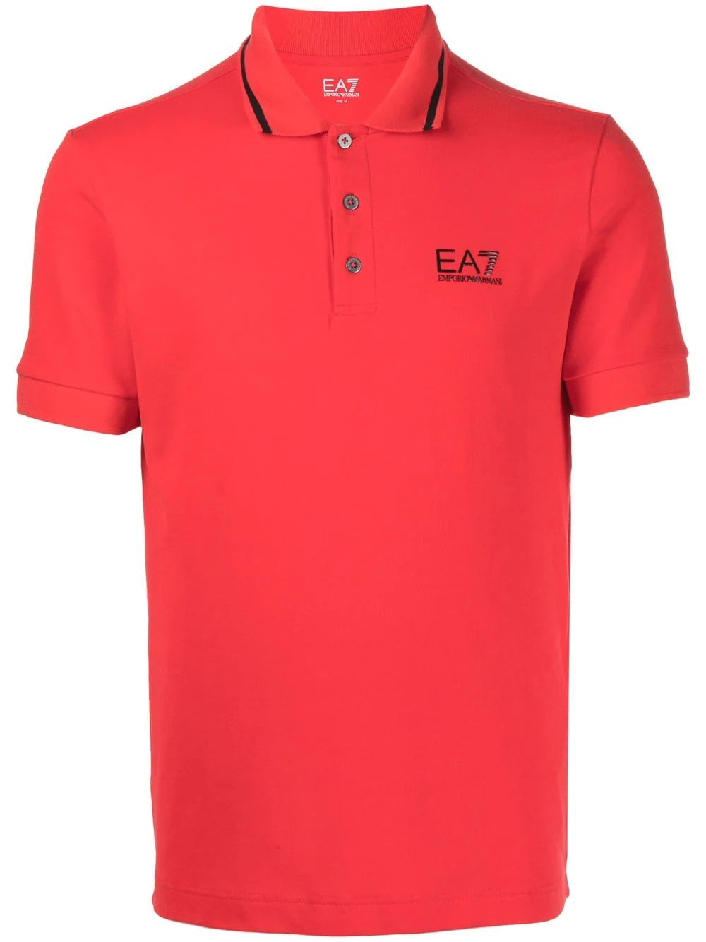 Emporio Armani logo-print short-sleeved polo shirt