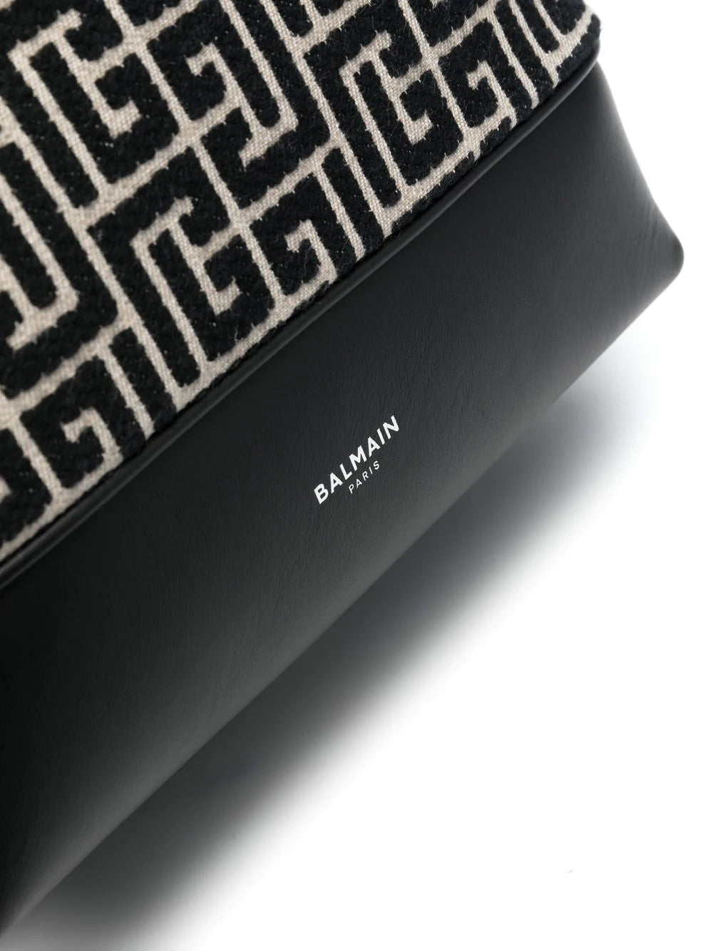 Balmain 1945 monogram-jacquard backpack