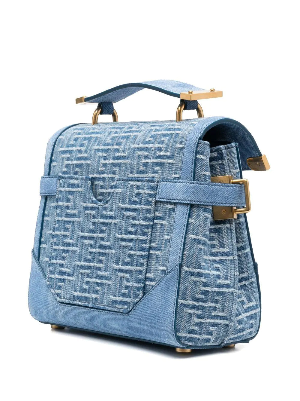Balmain monogram-jacquard denim tote bag - Image 3