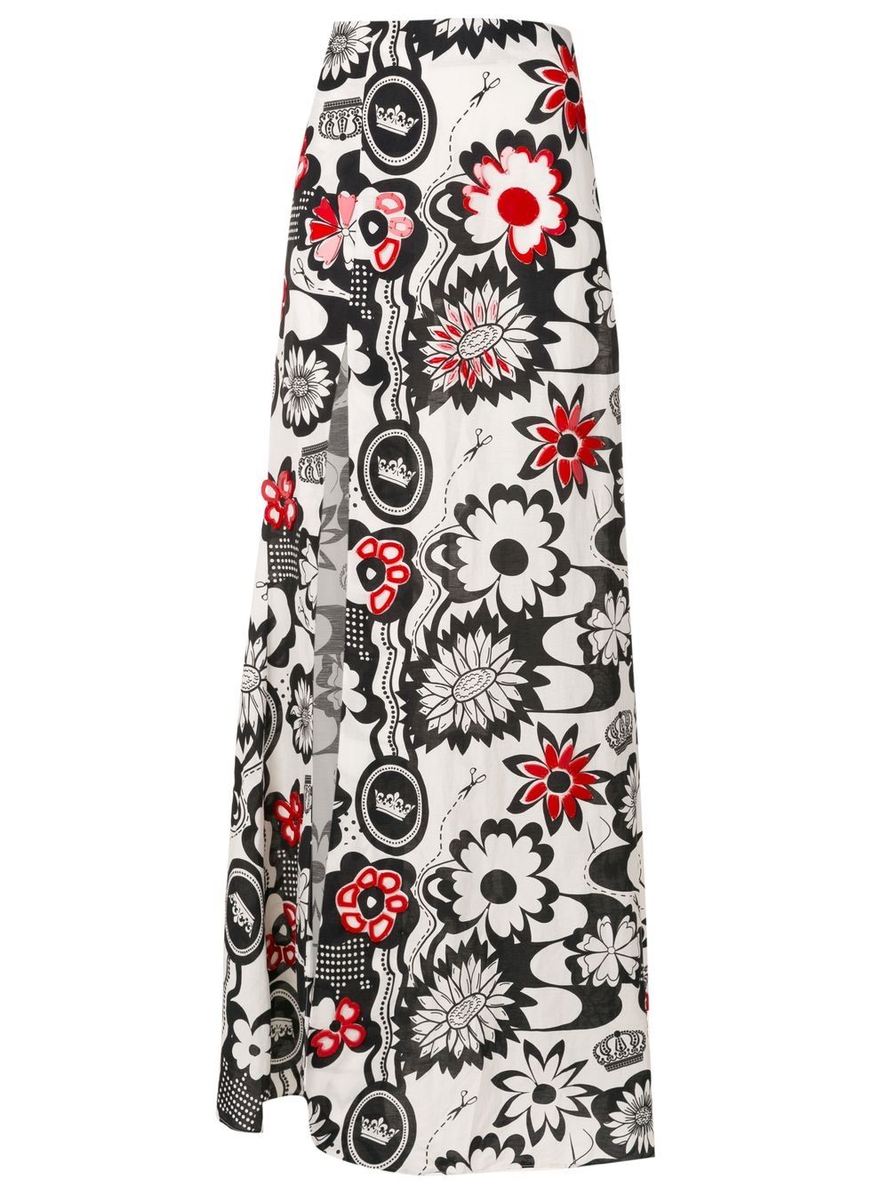 Amir Slama  floral-print wide-leg trousers