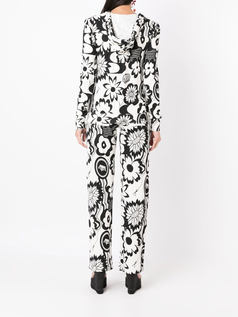 Amir Slama floral-print zip-up jacket