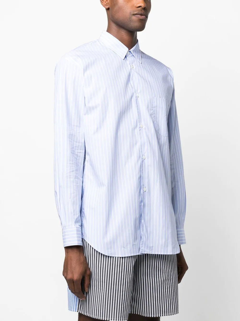 Comme Des Garçons striped button-up shirt