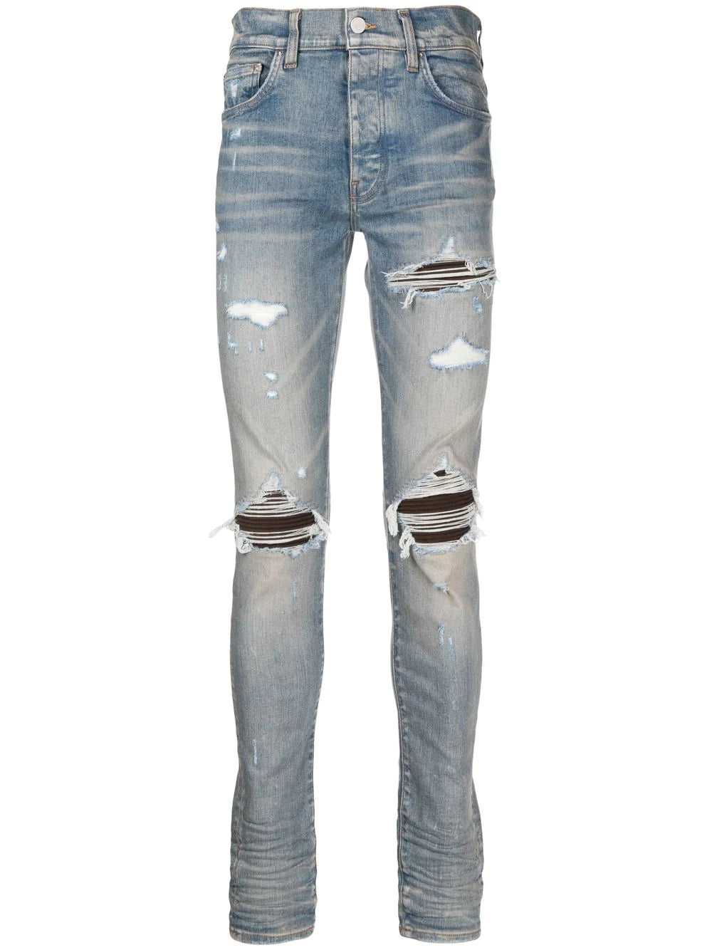 Amiri ripped skinny-cut jeans