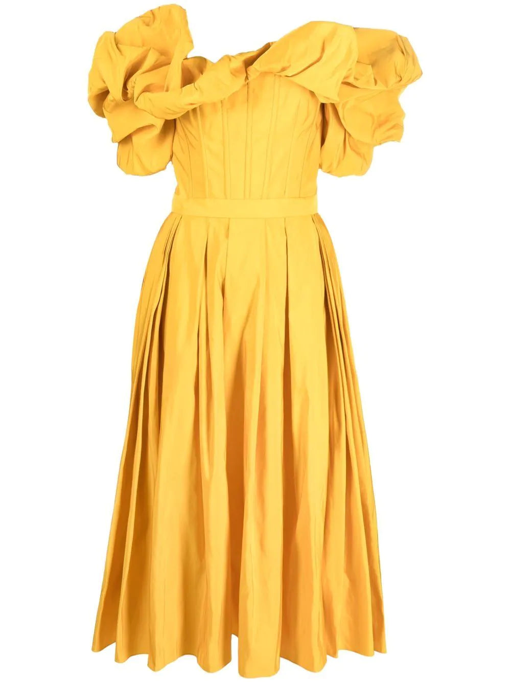 Alexander McQueen  ruffle-trim detail neckline dress