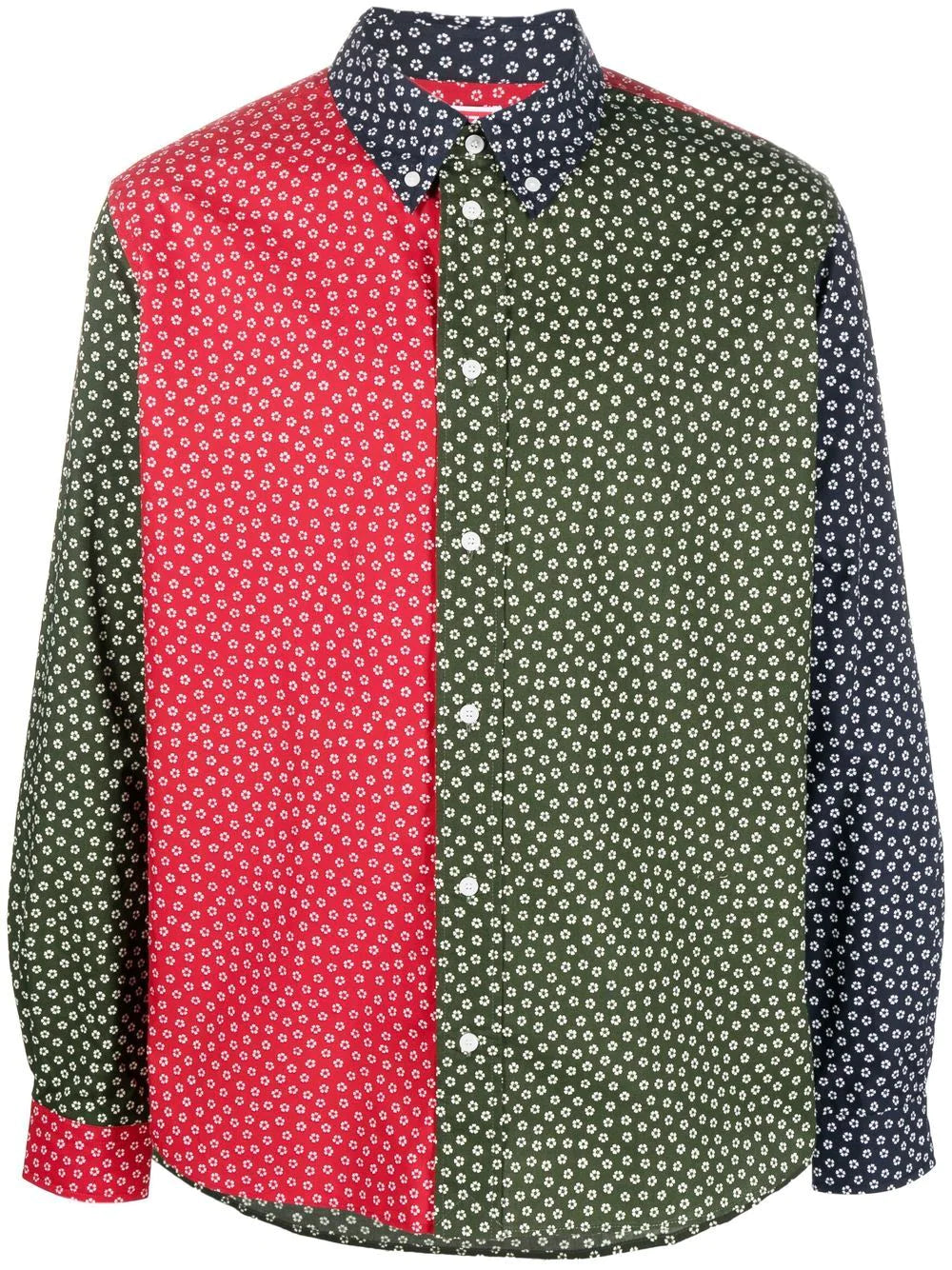 Kenzo colour-block long-sleeve shirt
