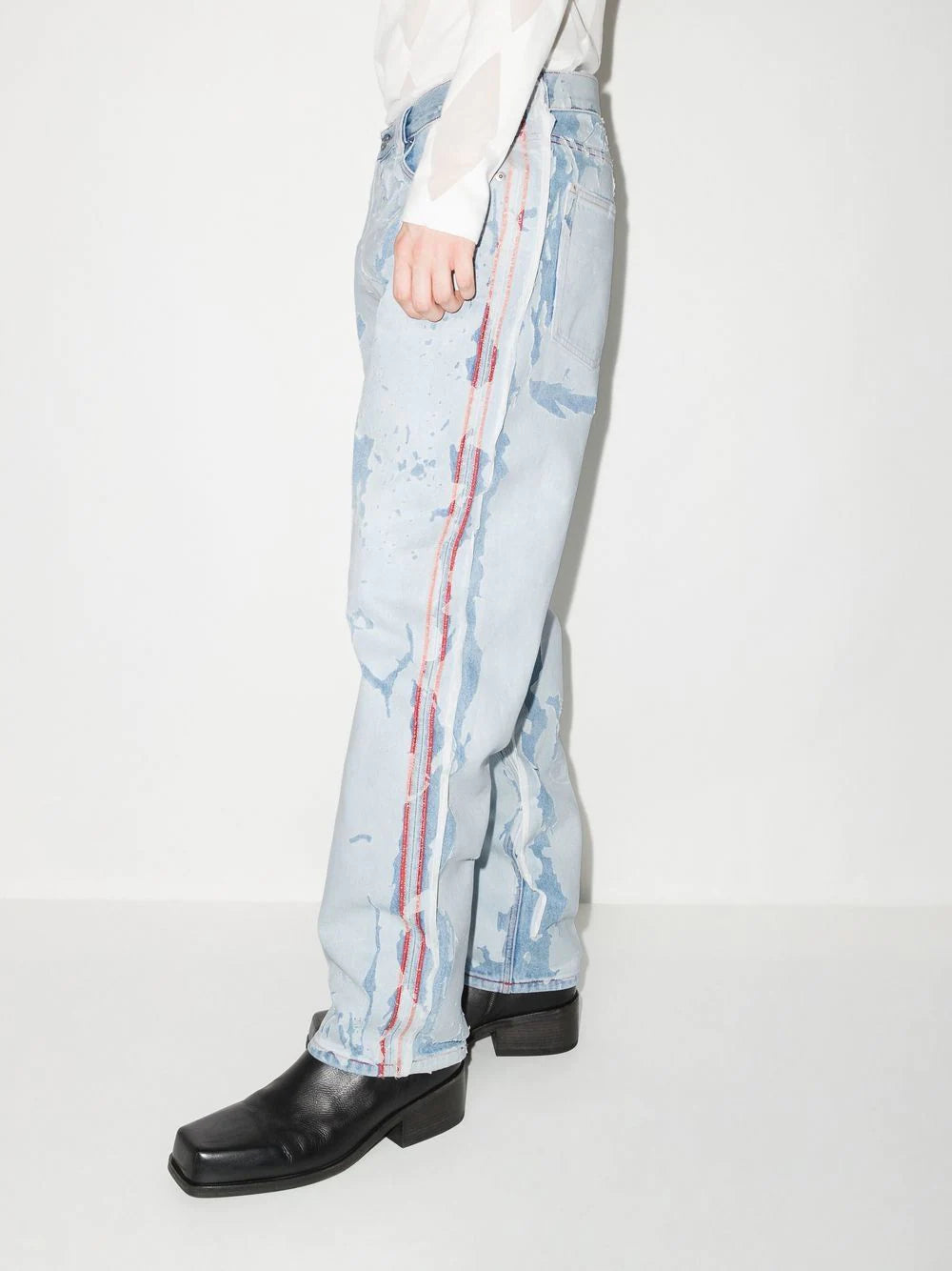 Diesel 2010 distressed straight-leg jeans