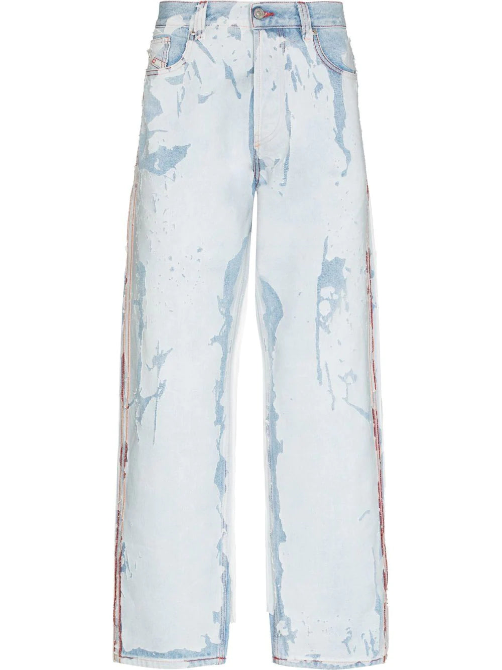 Diesel 2010 distressed straight-leg jeans