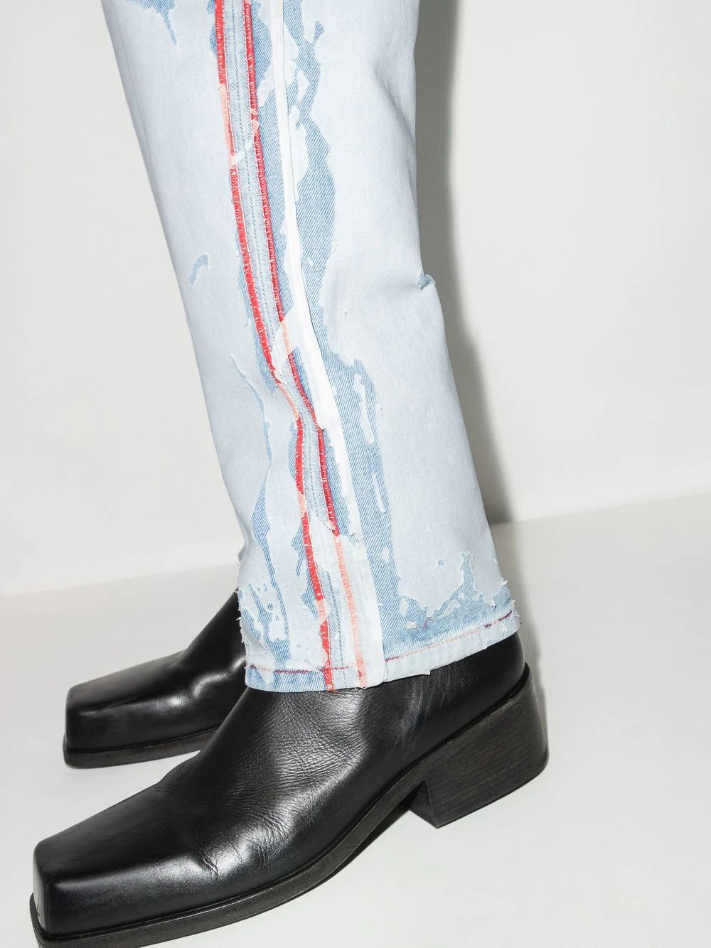 Diesel 2010 distressed straight-leg jeans