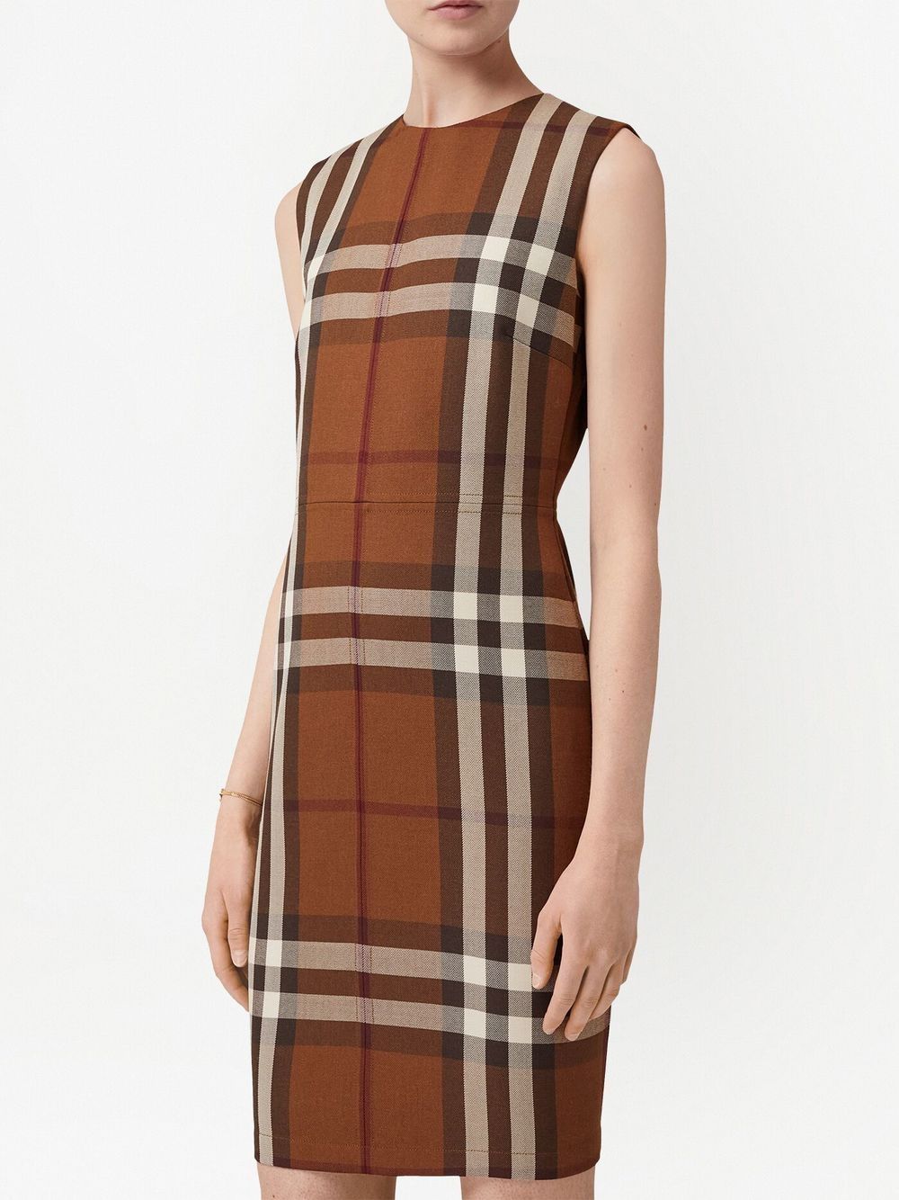 Burberry  check-pattern sleeveless dress