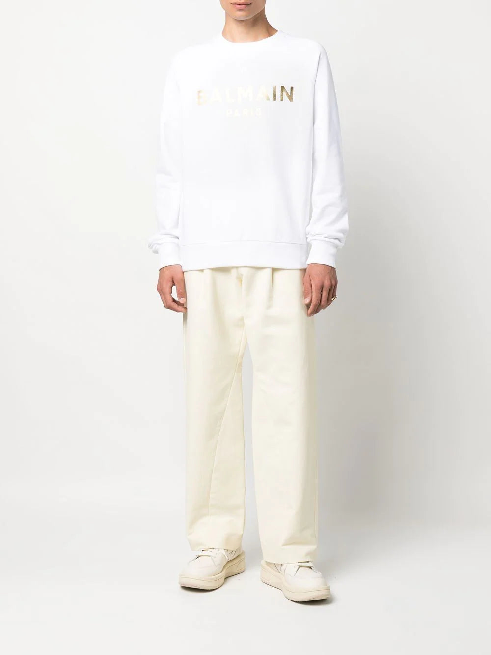 Balmain  logo-print sweatshirt