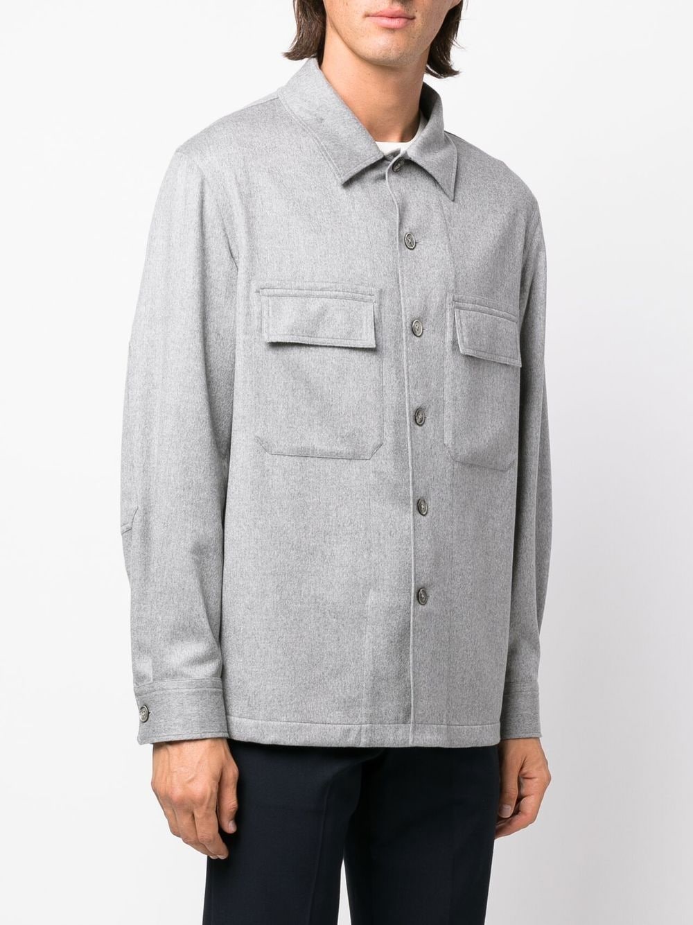 Zegna  Alba Oasi cashmere overshirt