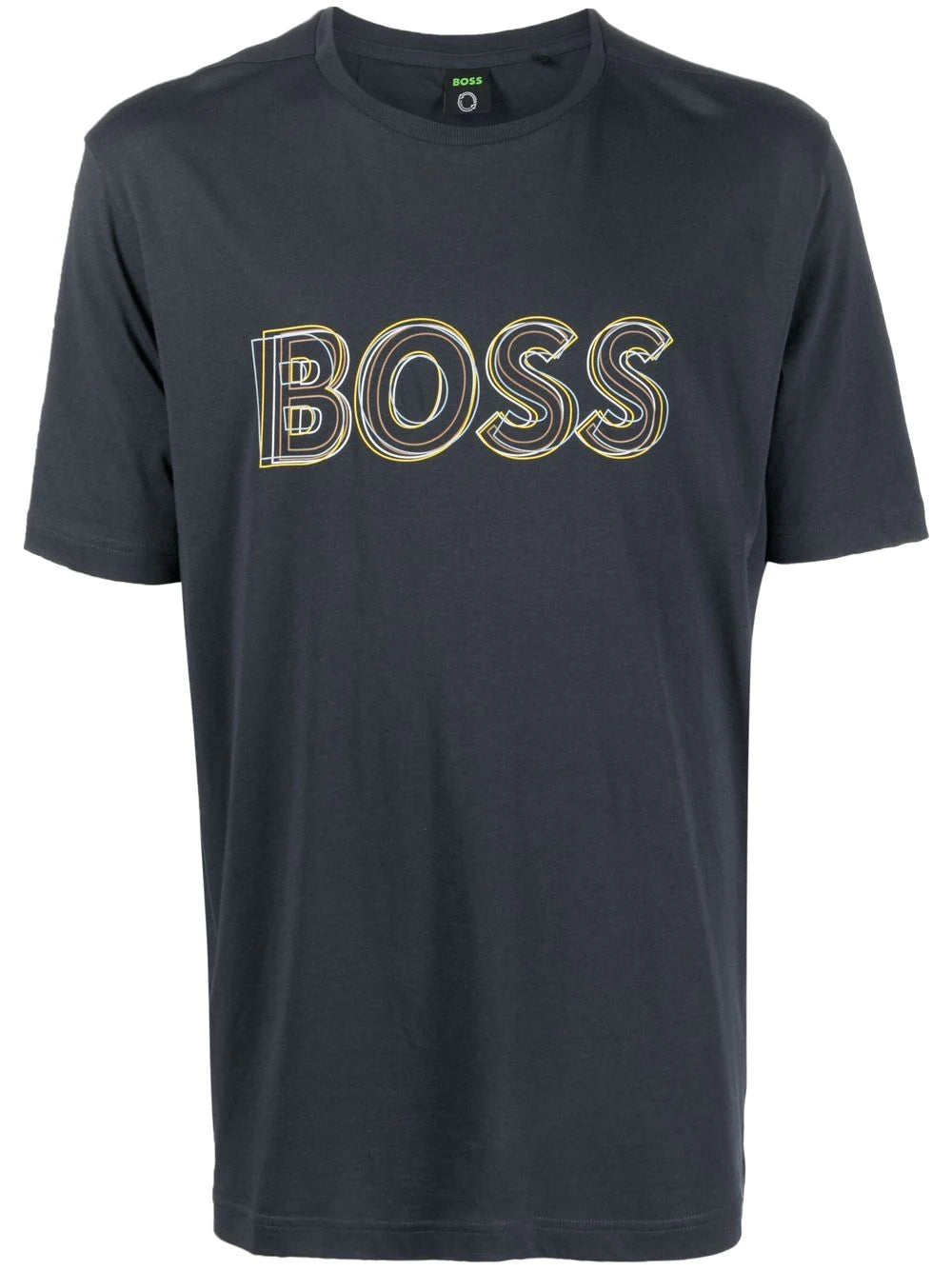 BOSS  logo-print cotton T-shirt
