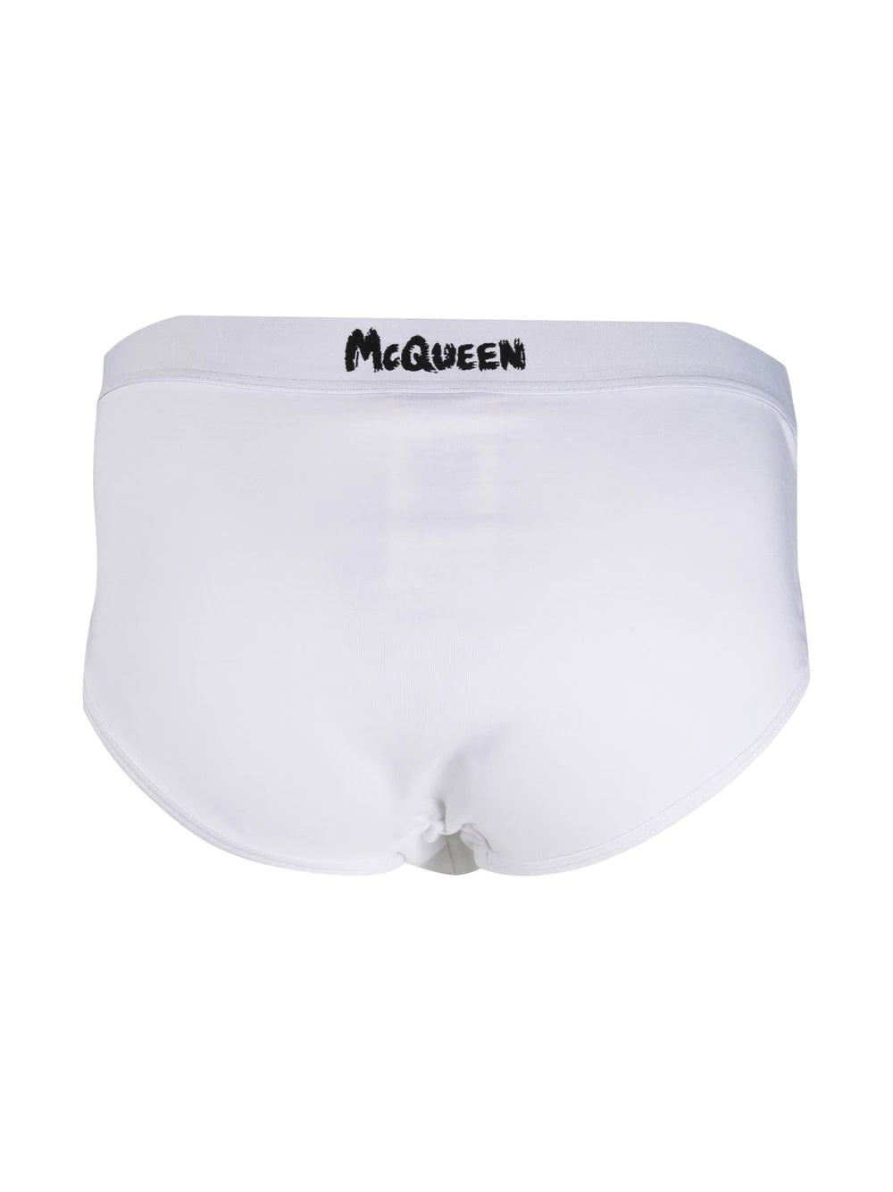 Alexander McQueen logo-print waistband briefs