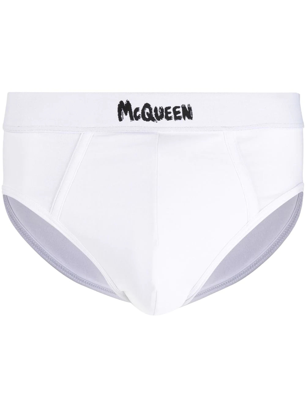 Alexander McQueen logo-print waistband briefs