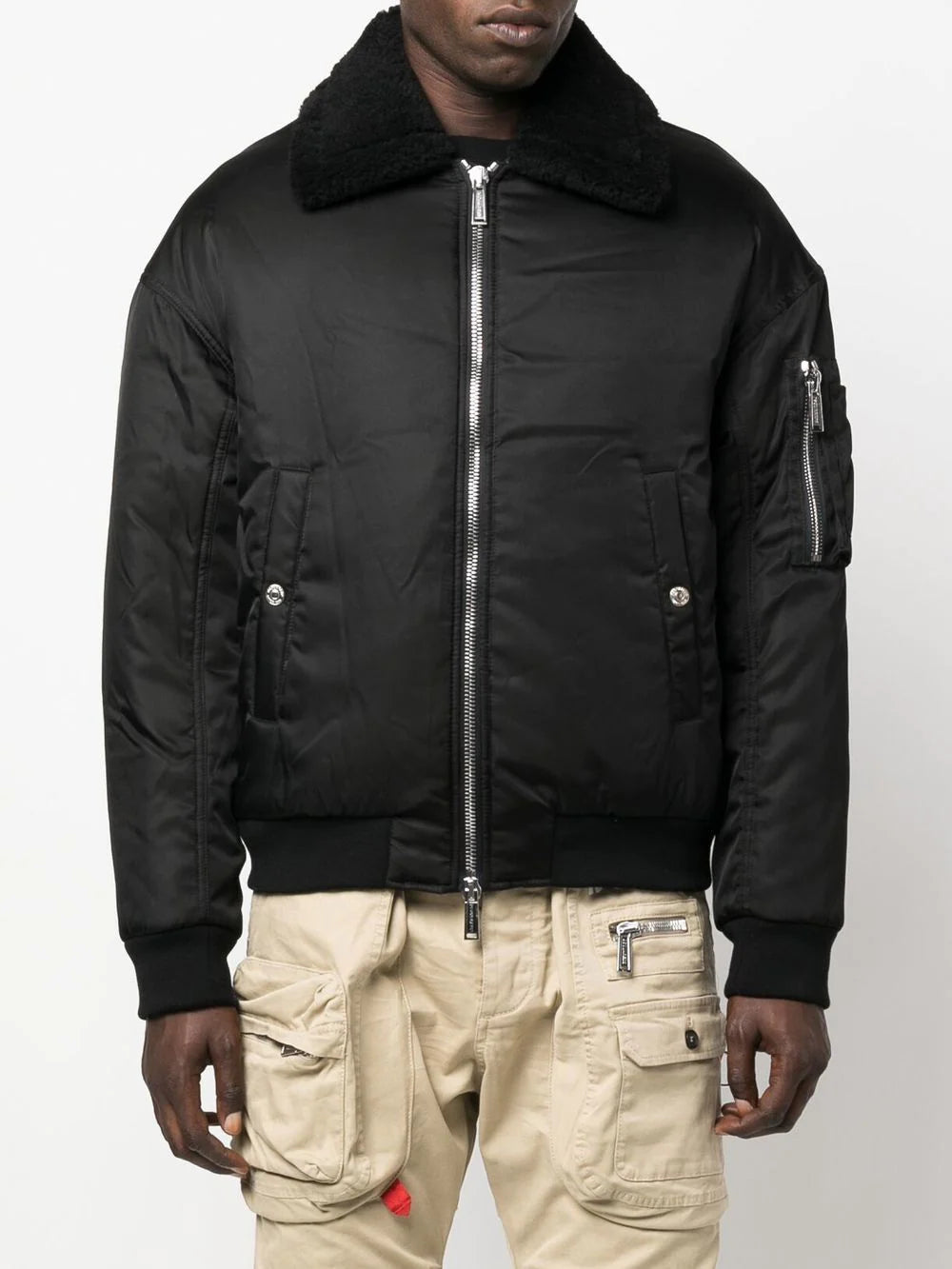Dsquared2  logo-print bomber jacket