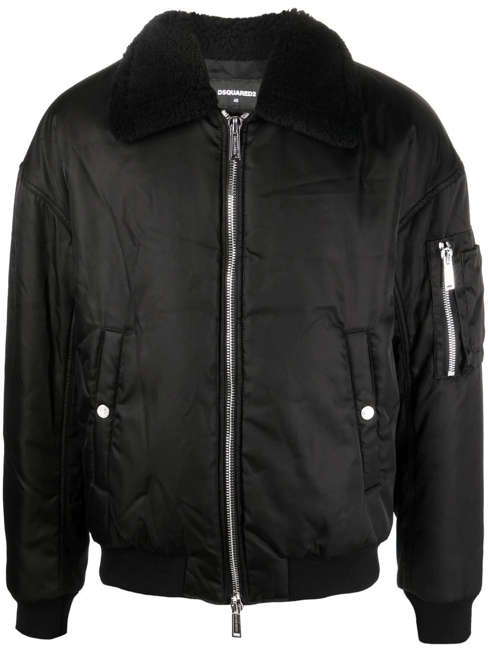 Dsquared2  logo-print bomber jacket