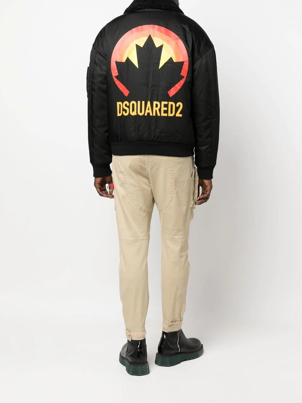 Dsquared2  logo-print bomber jacket