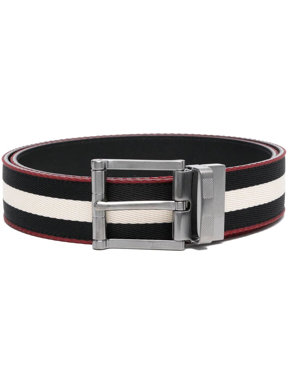 Bally stripe design belt