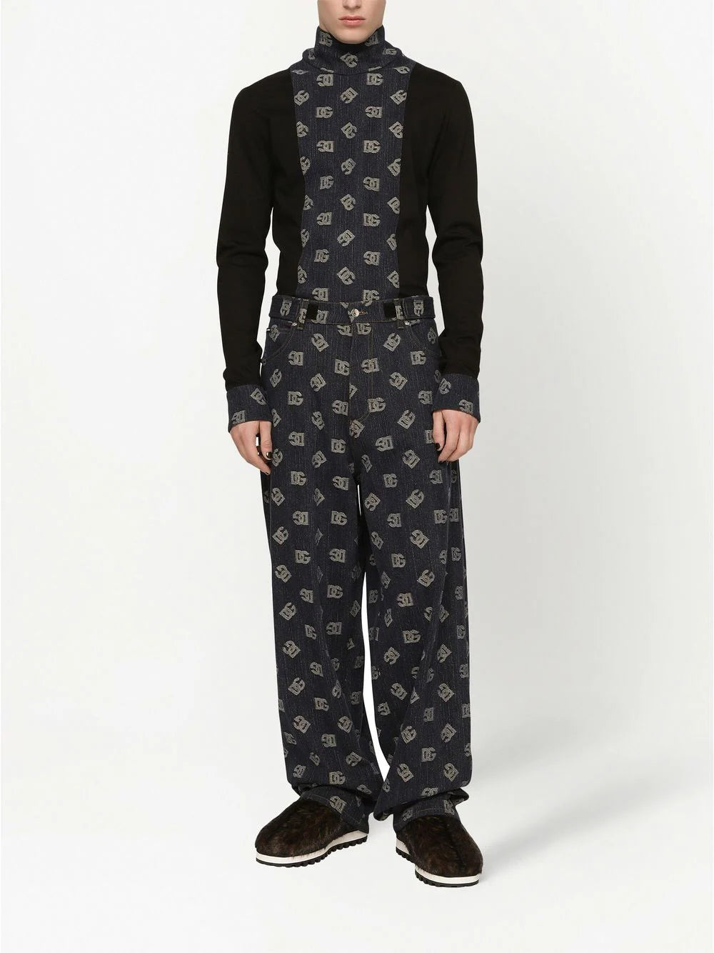 Dolce & gabbana  DG jacquard long-sleeve shirt