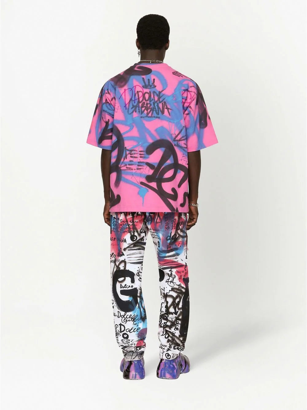 Dolce & gabbana  graffiti-print cotton T-shirt
