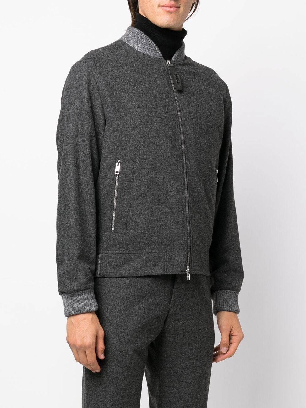 BOSS  zip-up track jacket