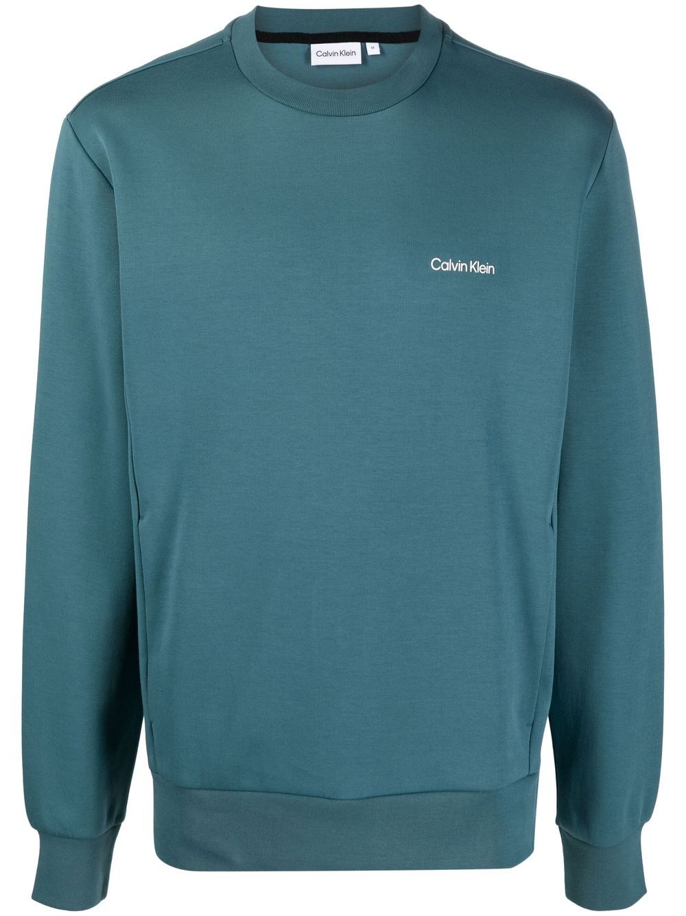 Calvin Klein  logo-print cotton-blend sweatshirt