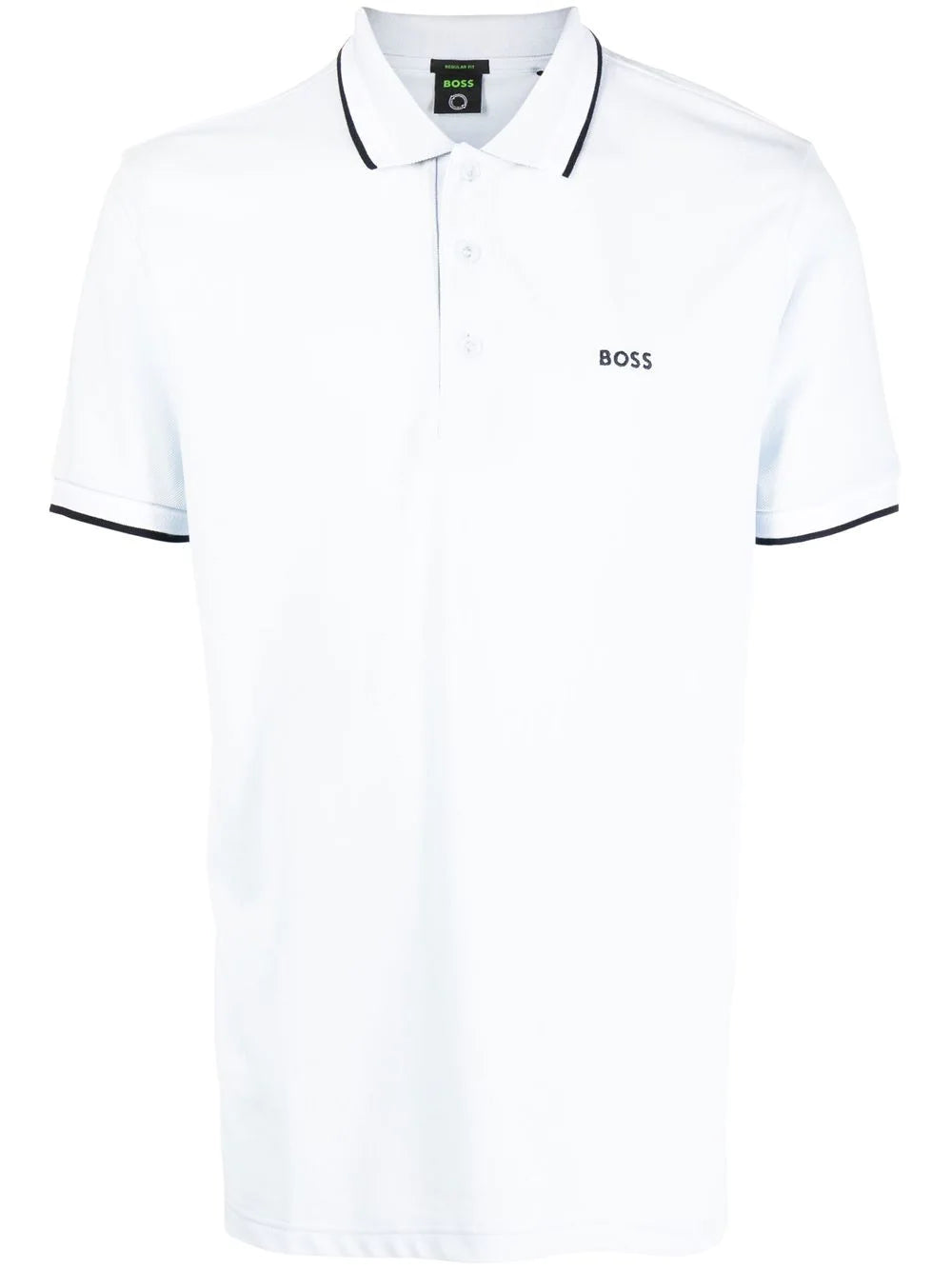 Boss logo-embroidered polo shirt