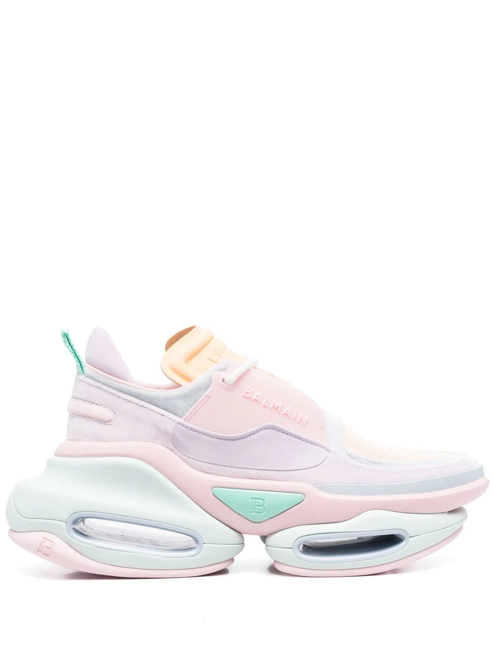 Balmain B-Bold colour-block sneakers