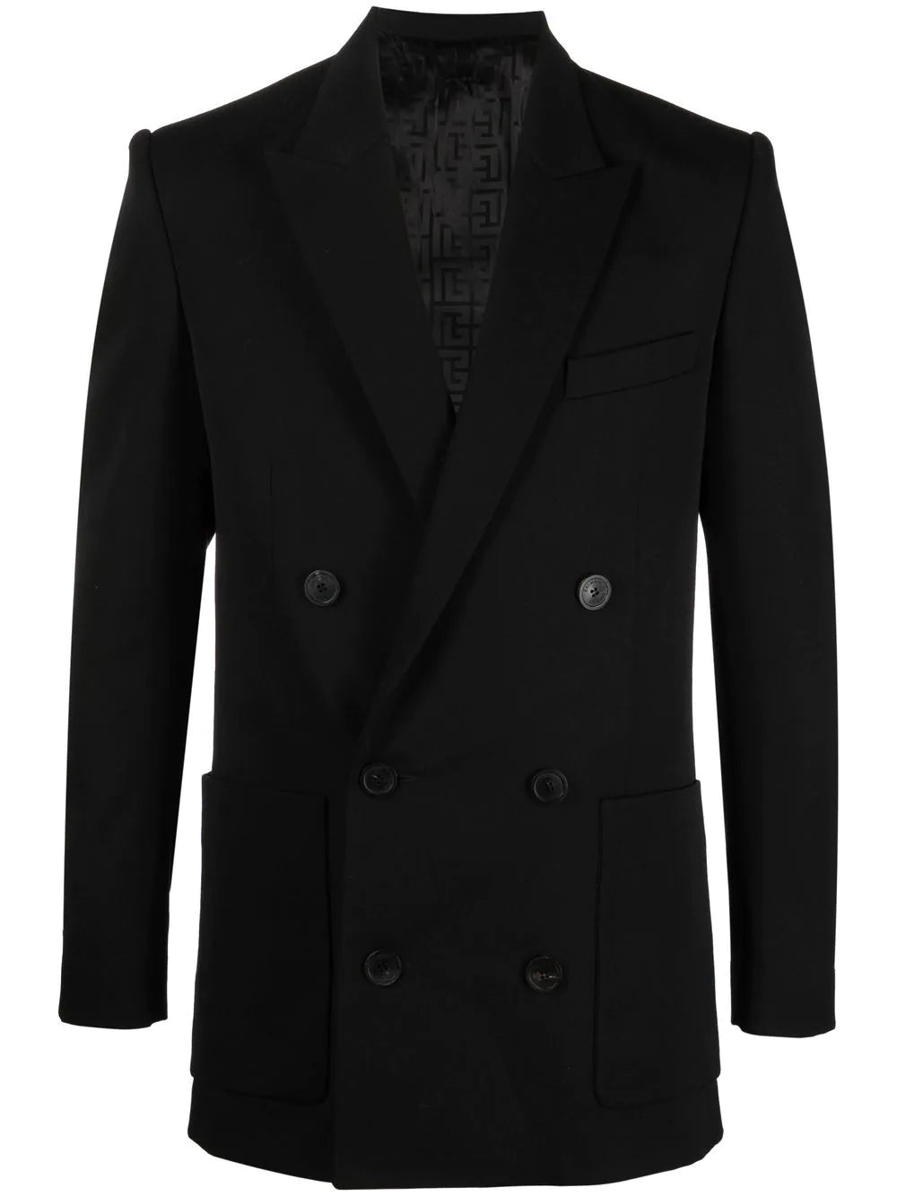 Balmain double-breasted wool blazer