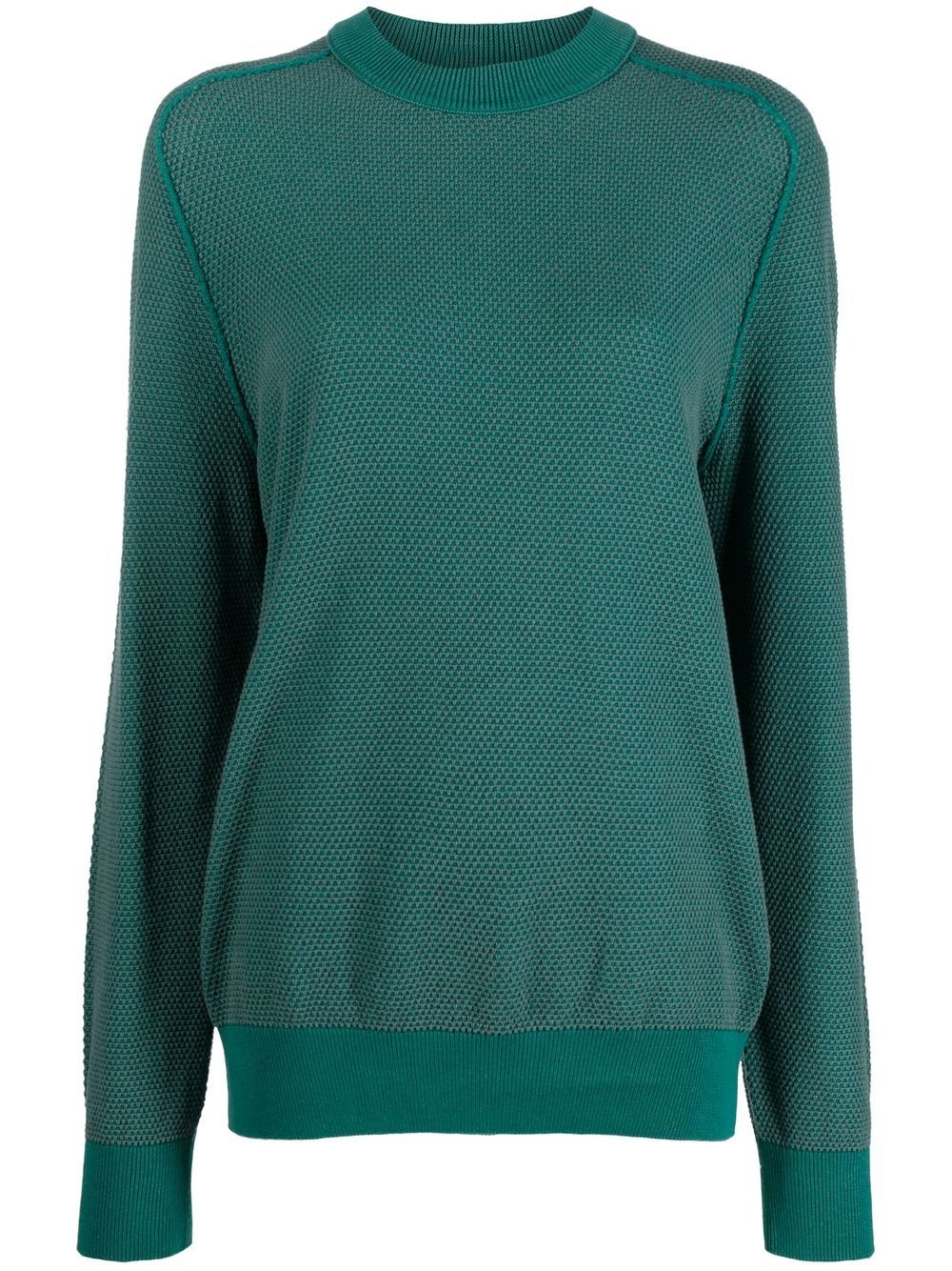 BOSS  textured round-neck jumper