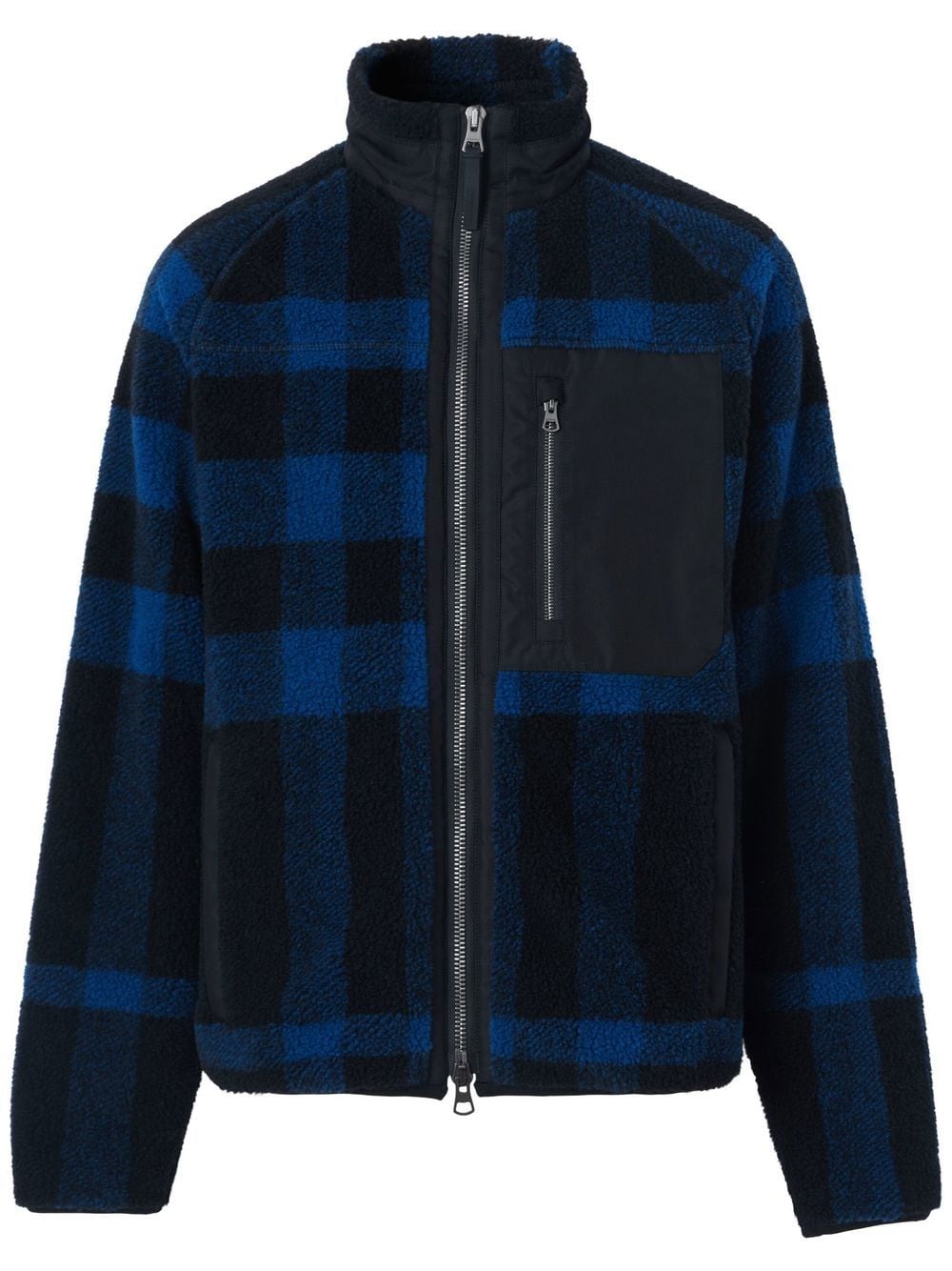 Burberry Exploded Check fleece jacket