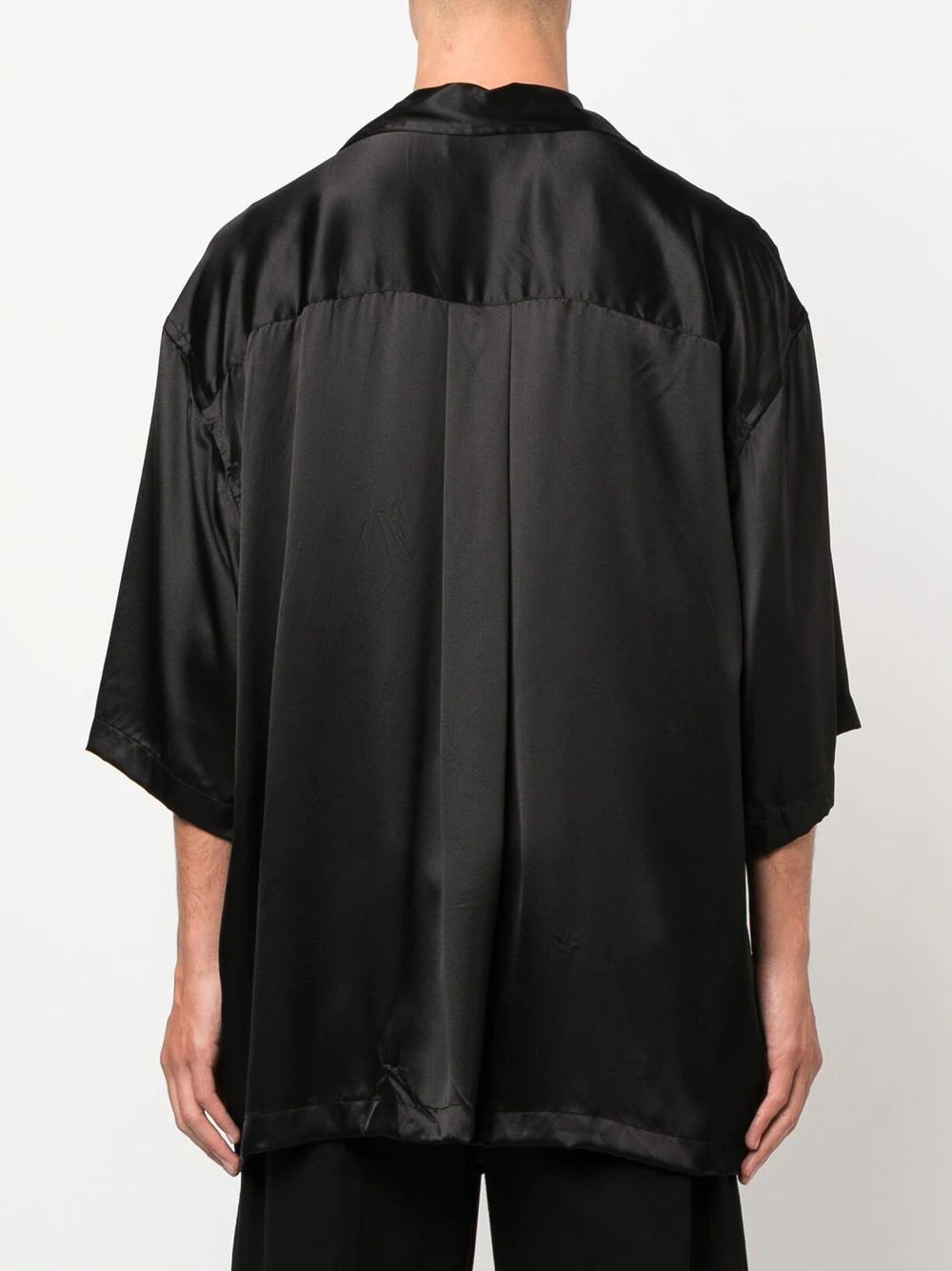 Balenciaga short-sleeve silk shirt
