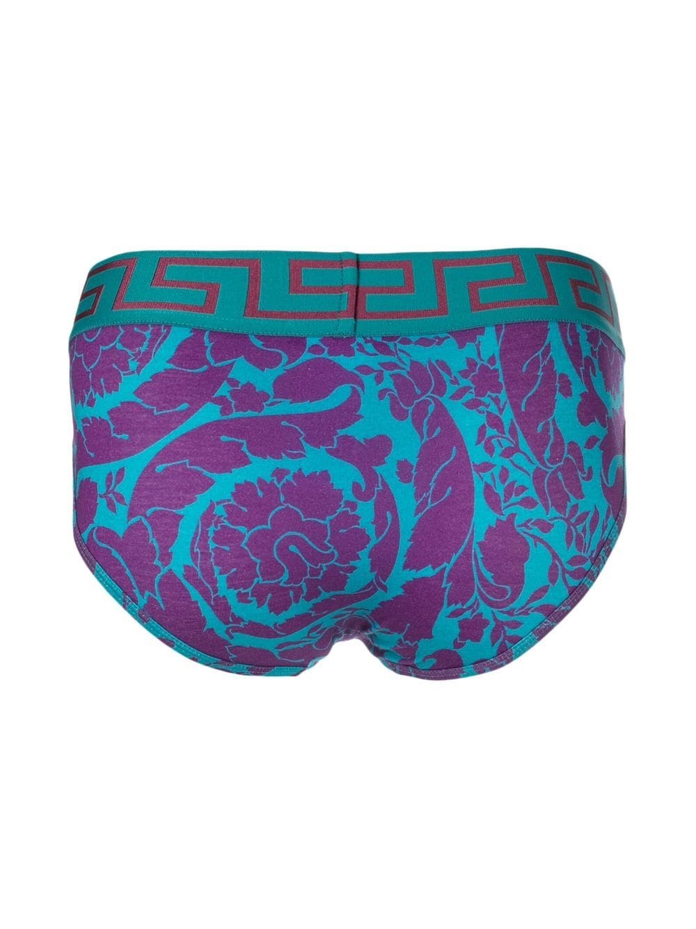 Versace Barocco-silhouette cotton briefs