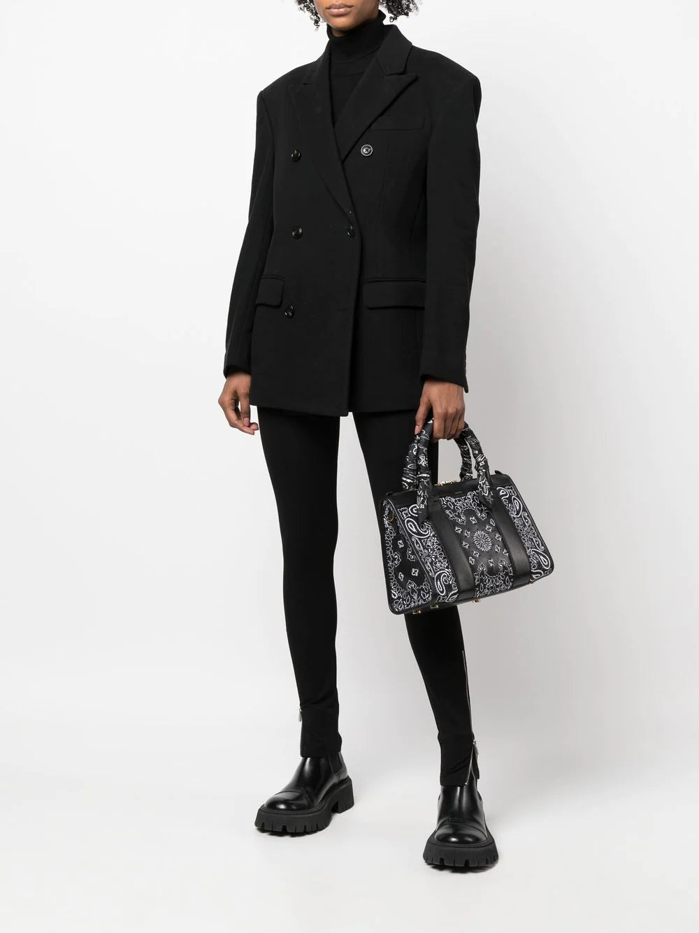 AMIRI  double-breasted cotton blazer