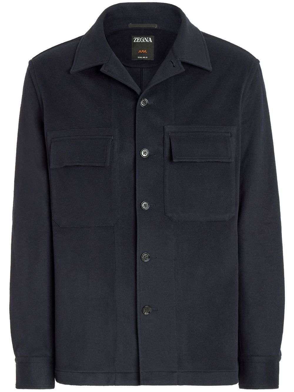 Zegna  12milmil12 wool overshirt