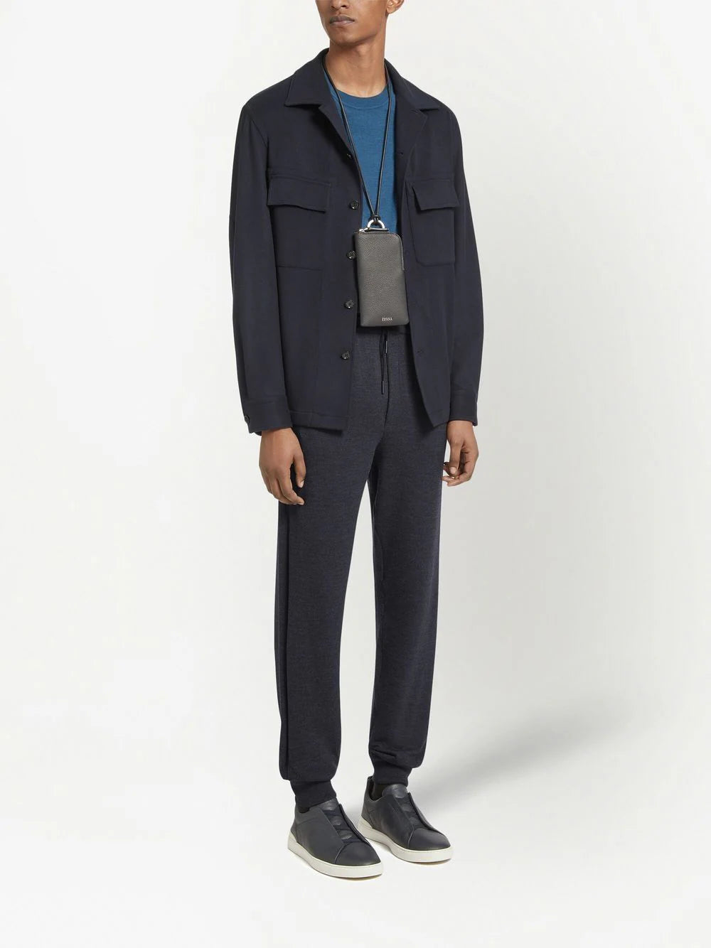 Zegna  12milmil12 wool overshirt